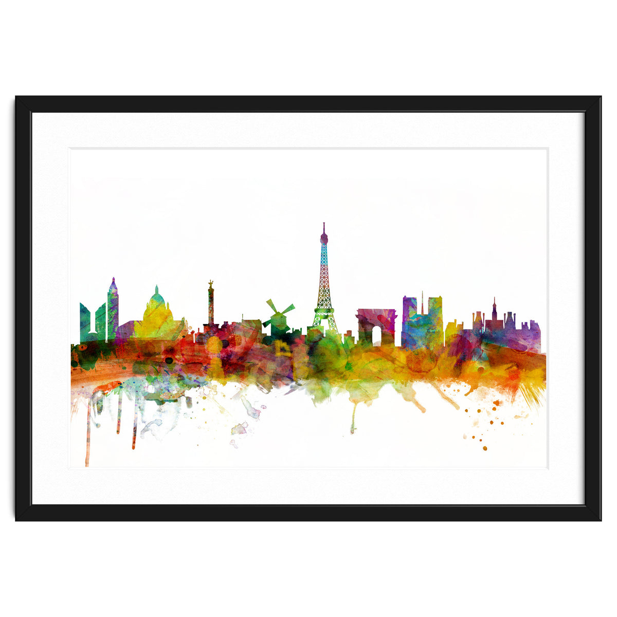 Paris France Skyline