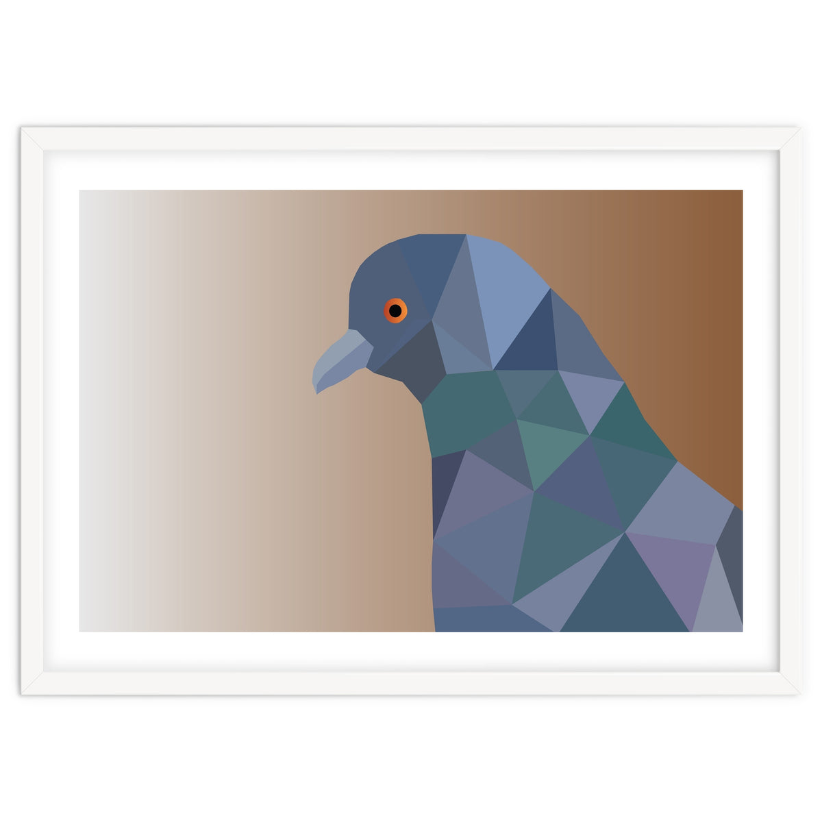 Pigeon Low Poly Art