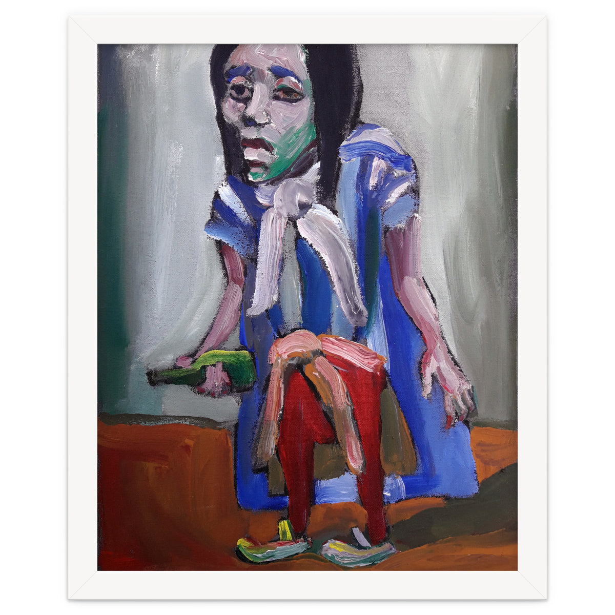 The fan, people from the neighborhood