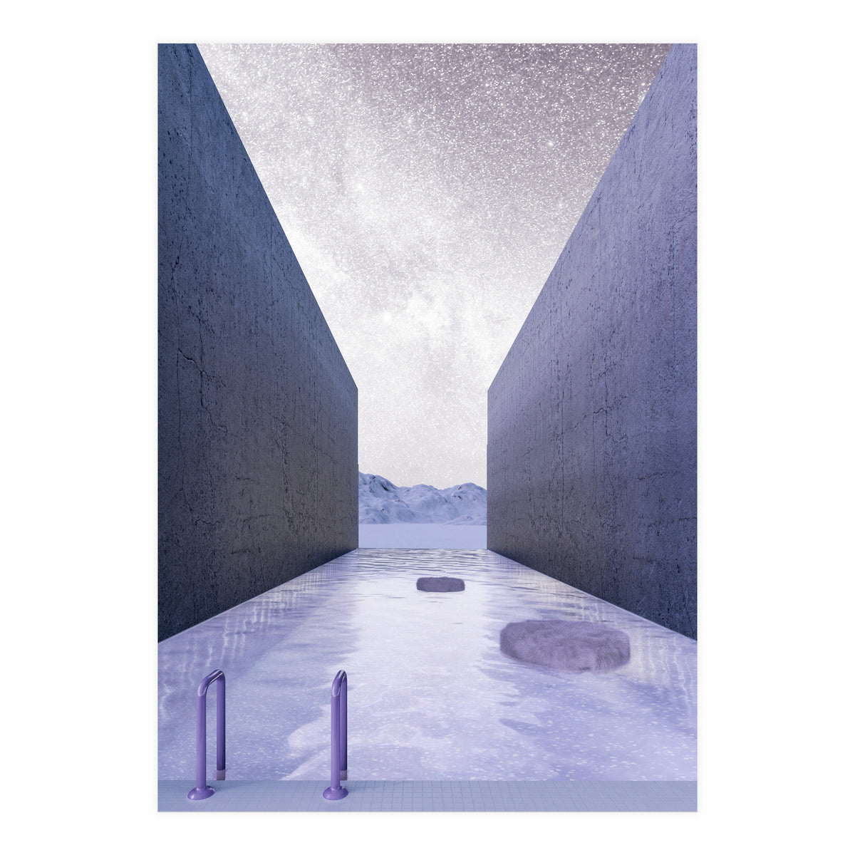 POOL SERIES-PURPLE (Print Only)