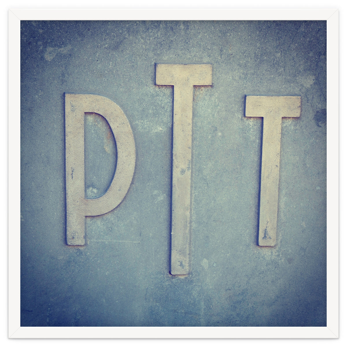 French sign: PTT