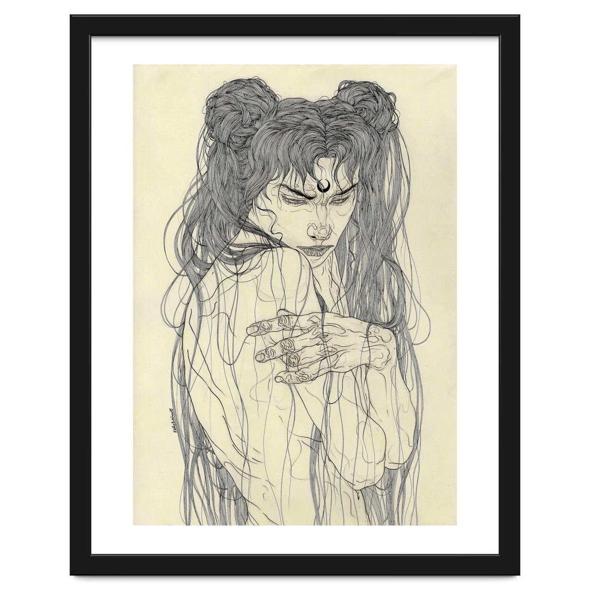 There is a dark moon rising inside of me