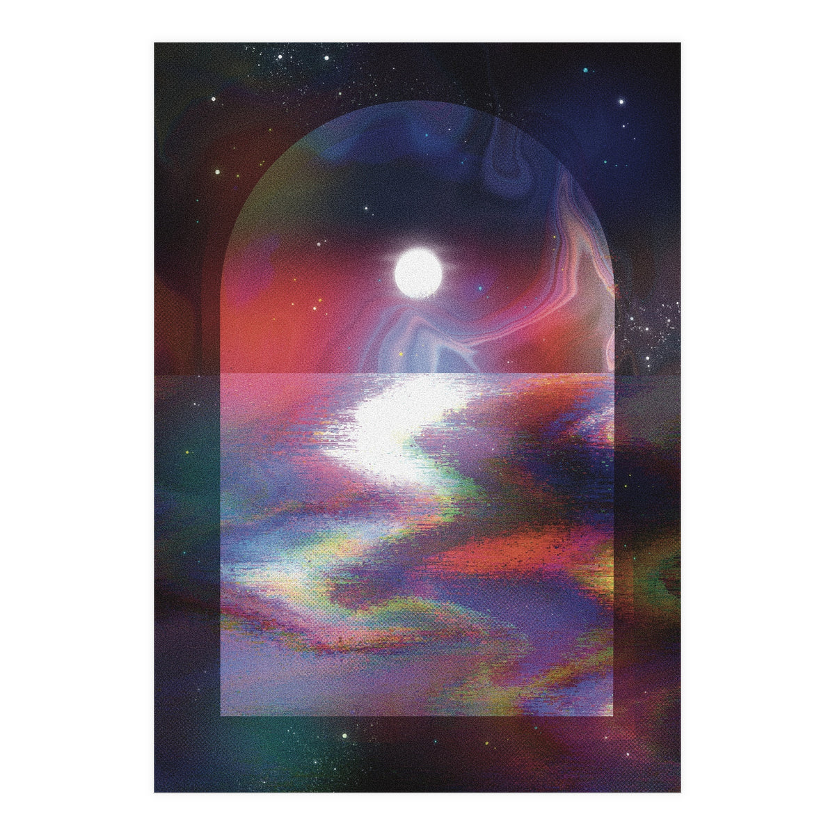Iridescent Seascape  (Print Only)