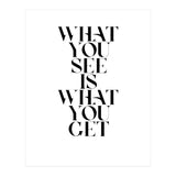 WHAT YOU SEE (Print Only) thumbnail