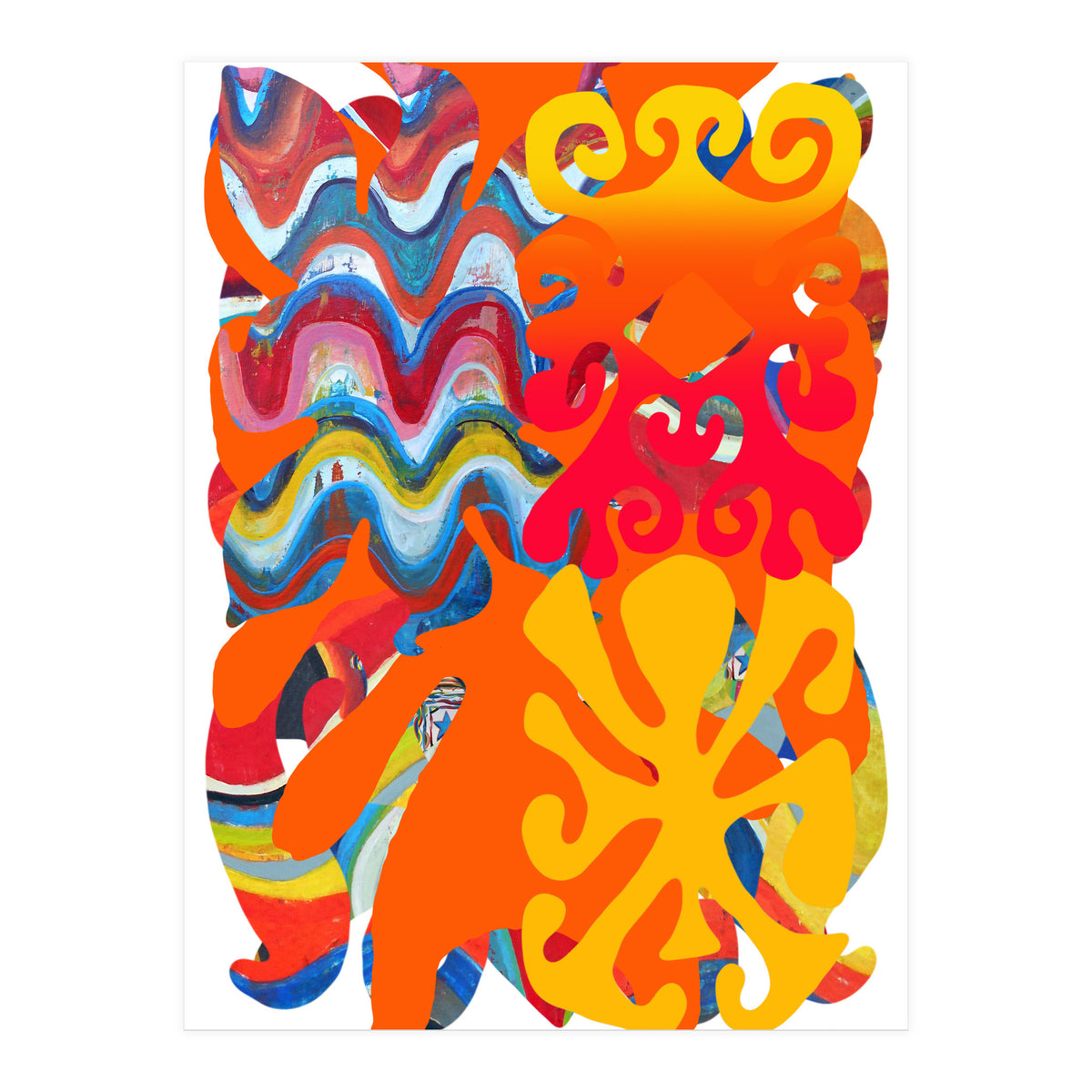 Pop Abstract Asimetrico 7 Copia (Print Only)