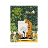 Cheetah in Tropical Laundry Room (Print Only) thumbnail