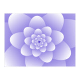 3d Abstract Purple Floral Spiral  (Print Only) thumbnail