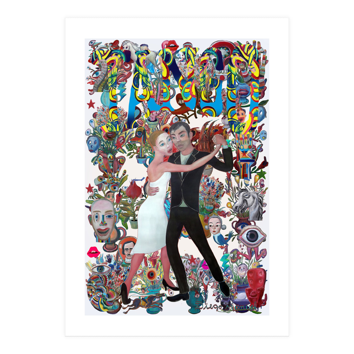 Tango Nuevo Tapiz 1 (Print Only)