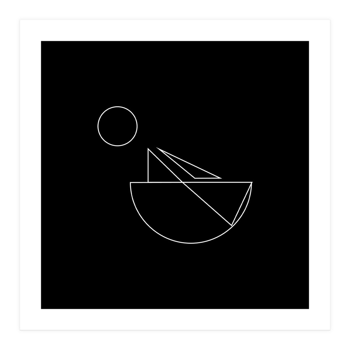 Rower | geometric minimal (Print Only)