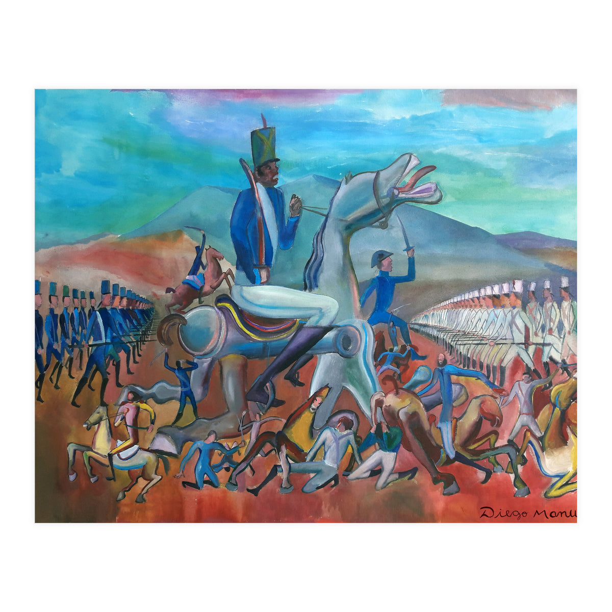 Batalla De Chacabuco C (Print Only)