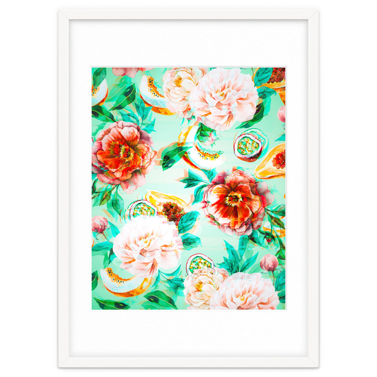 Tropical flowery fruit glitch