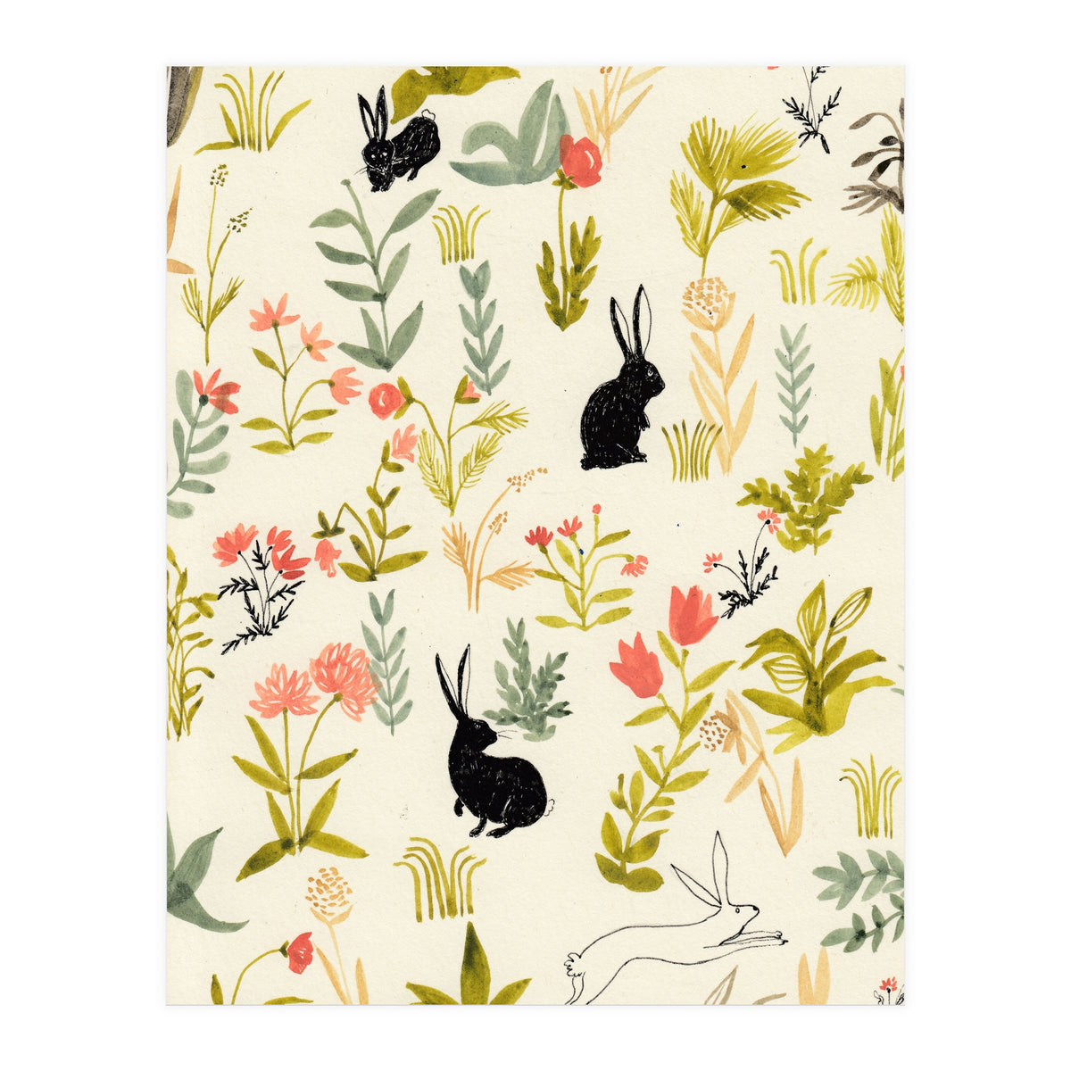 Black Rabbits (Print Only)