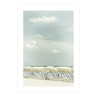 Vintage beach scene  (Print Only)