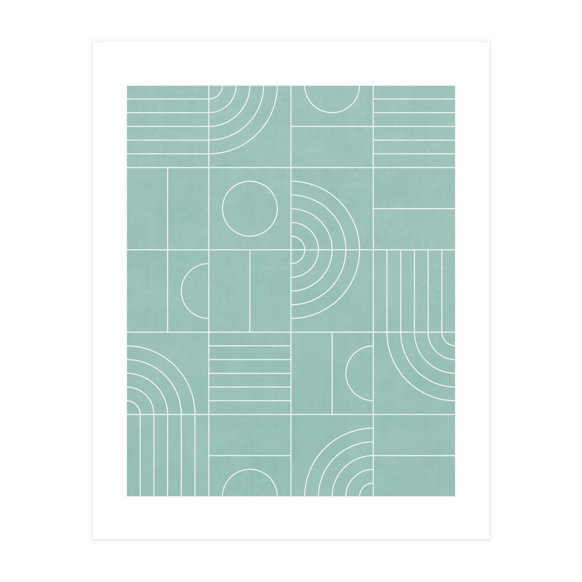 My Favorite Geometric Patterns No.25 - Light Blue (Print Only)