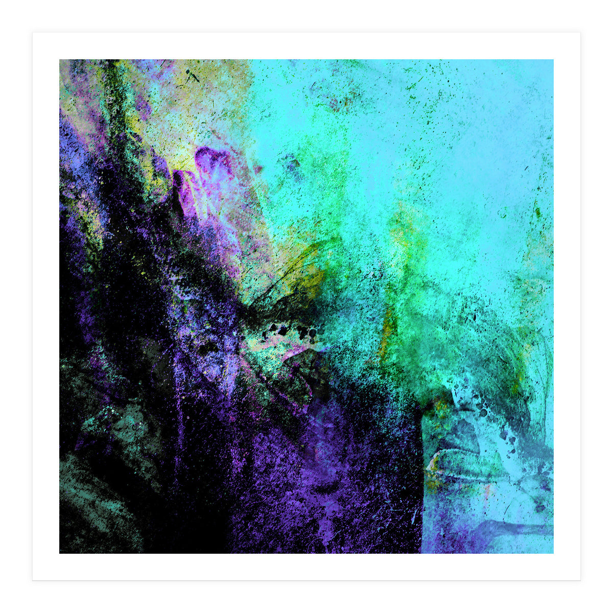 Stormy Purple Vs Black (Print Only)