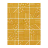 My Favorite Geometric Patterns No.4 - Mustard Yellow (Print Only) thumbnail