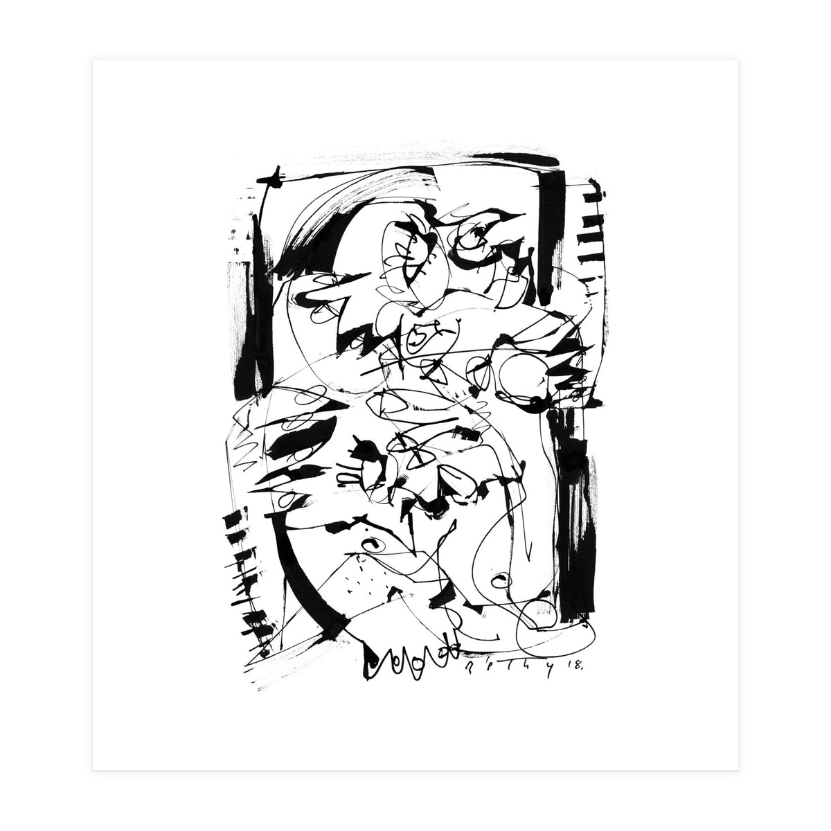 Ups and Downs - b&w (Print Only)