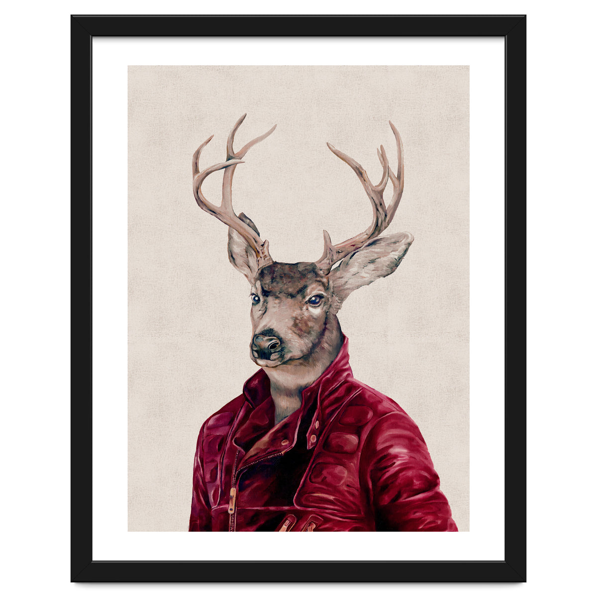Deer In Leather