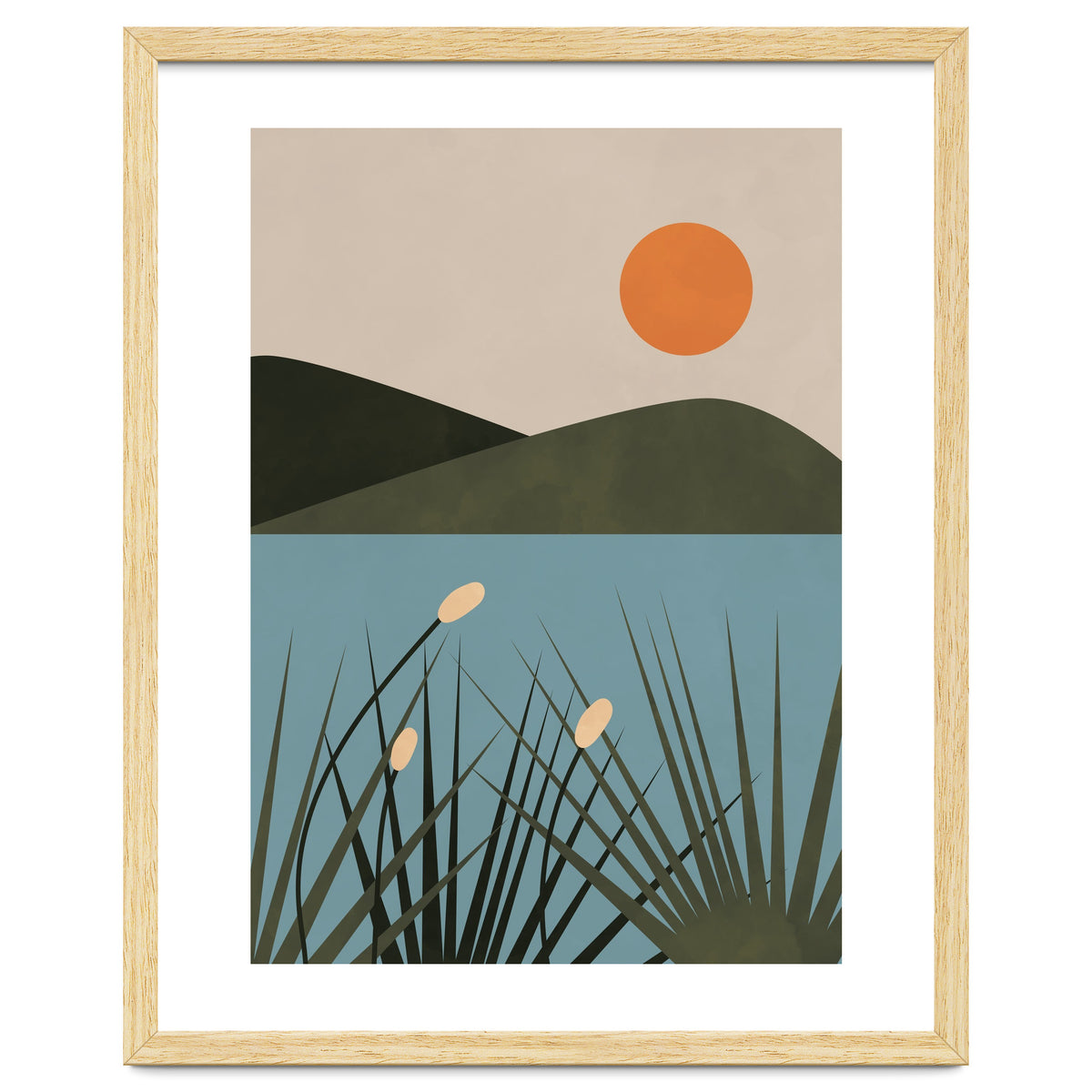 Mountain Lake Sun Boho