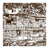 Antique Oriental Town Map  (Print Only) thumbnail
