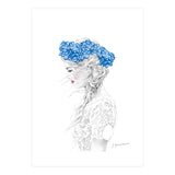 Blue Hydrangea Girl (Print Only) thumbnail