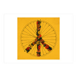 Peace And Bike Yellow (Print Only) thumbnail
