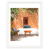 A Relaxed Afternoon | Tropical Summer Architecture | Buildings India Travel Bohemian Décor Painting thumbnail