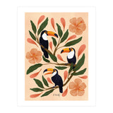 Toucans in the Hibiscus (Print Only) thumbnail