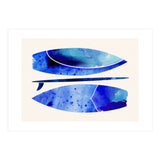 Indigo Surfboard Watercolor (Print Only) thumbnail