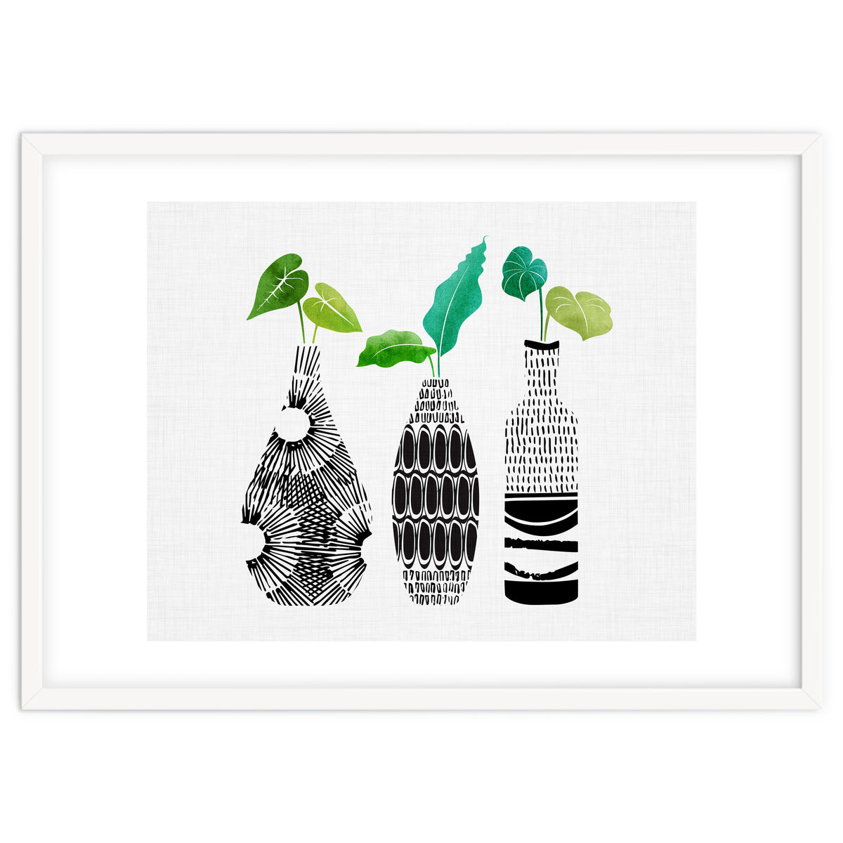 Tribal Vase Trio