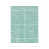 My Favorite Geometric Patterns No.7 - Light Blue (Print Only) thumbnail