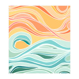 Sky And Sea Abstract (Print Only) thumbnail
