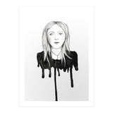 Blond dripping girl (Print Only) thumbnail