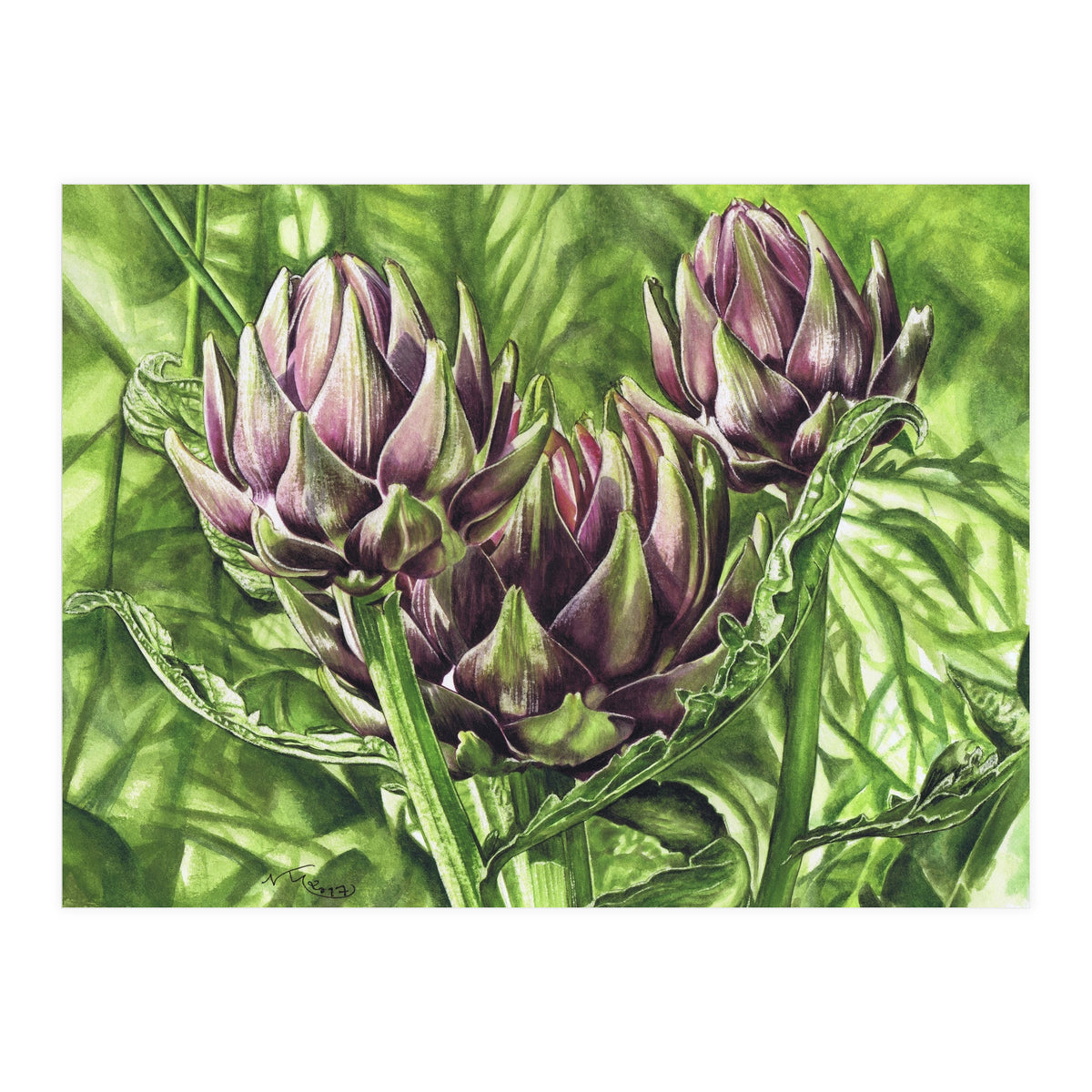 Artichoke Forest (Print Only)