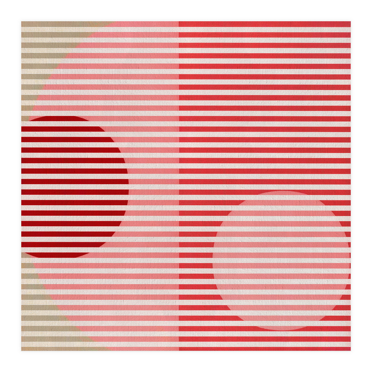 Stripes & Circles 1 (Print Only)