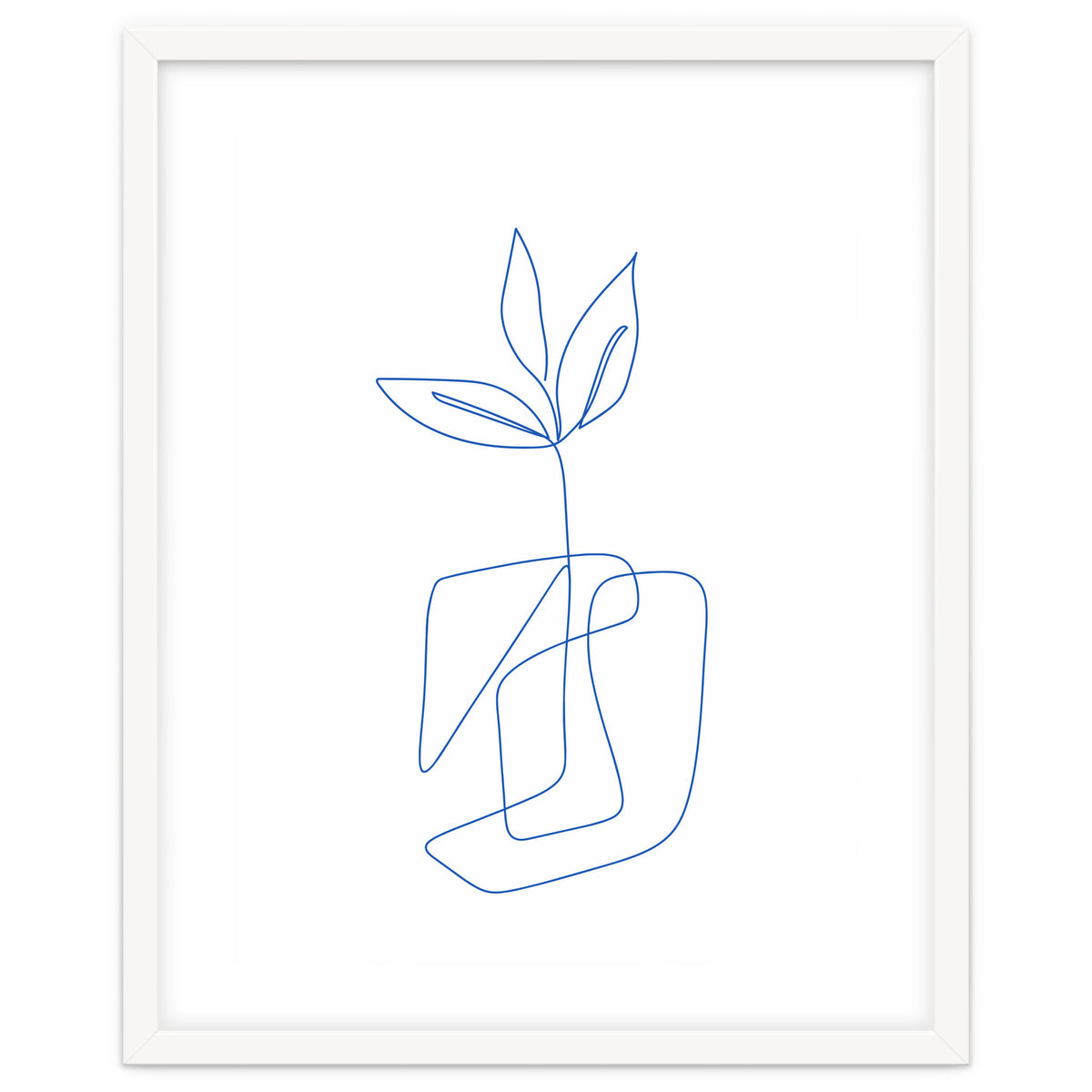 One Line Art Botanical II
