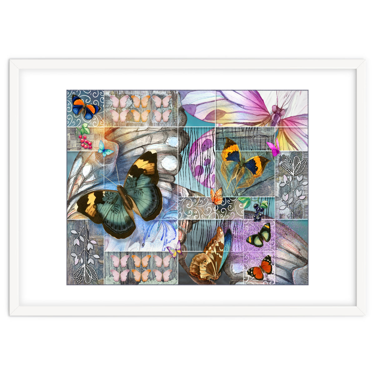 Butterfly Wings Collage