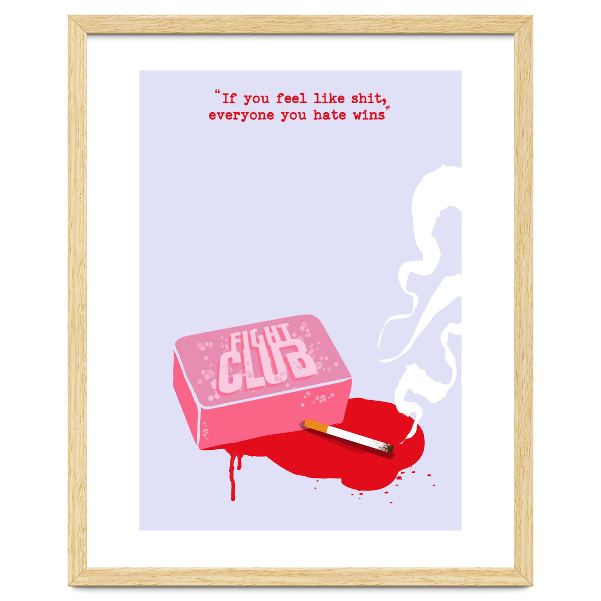 Fight Club soap movie poster
