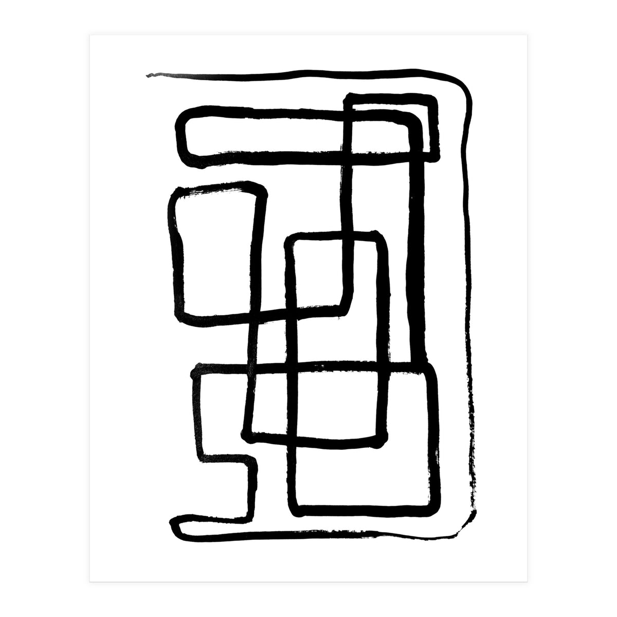 Maze Line Art (Print Only)