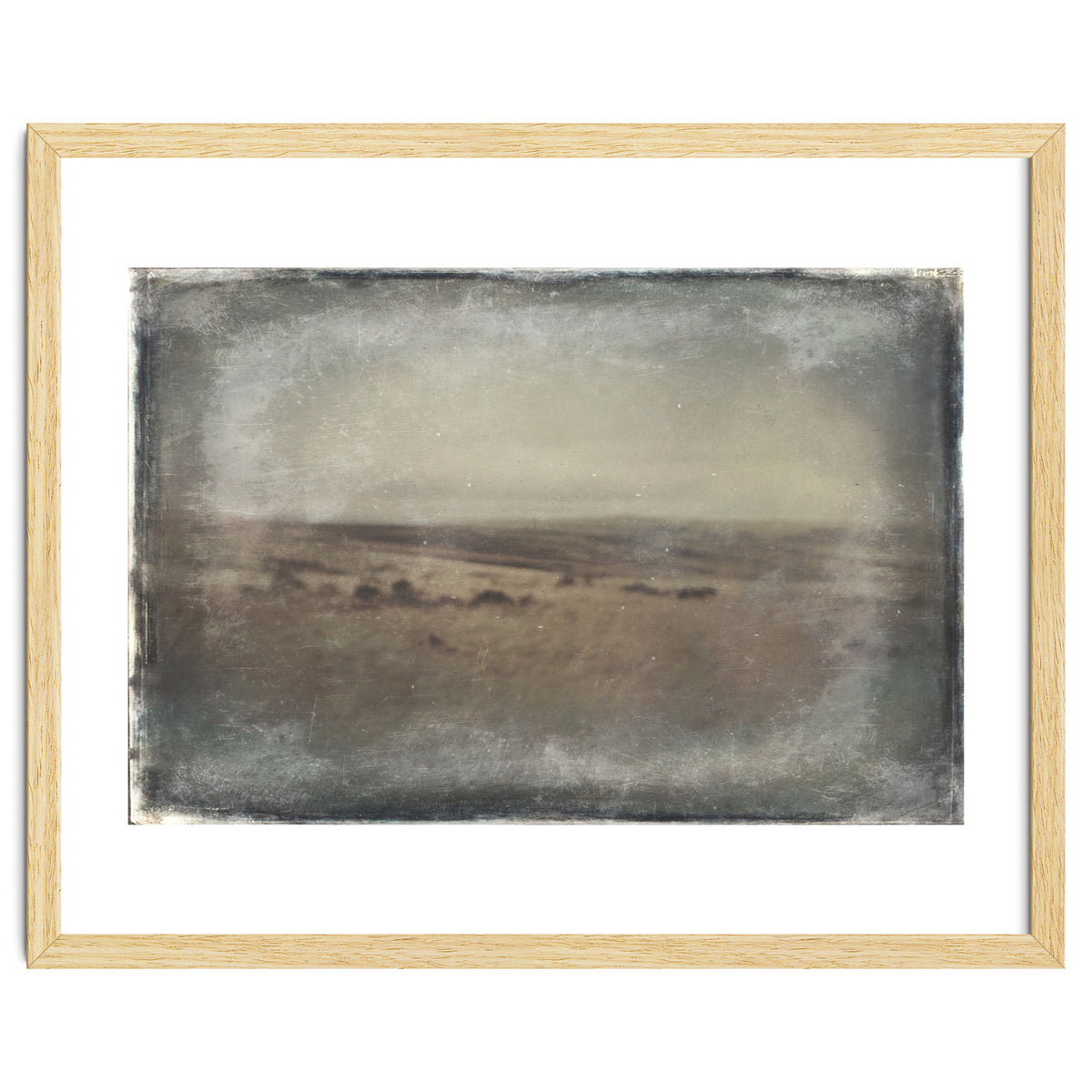 Bleak winter landscape of Saddleworth Moor