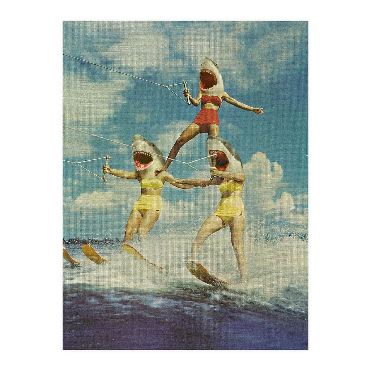 On Evil Beach - Sharks (Print Only)