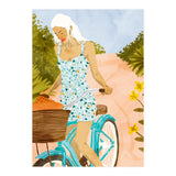 Biking In The Woods (Print Only) thumbnail
