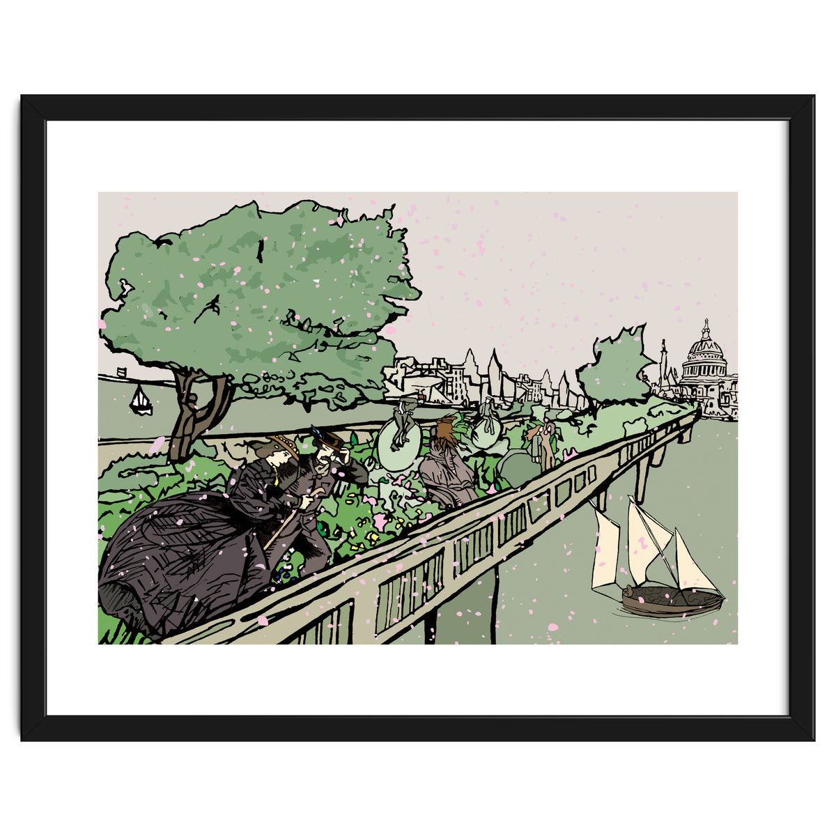 A Windy Day On The Garden Bridge