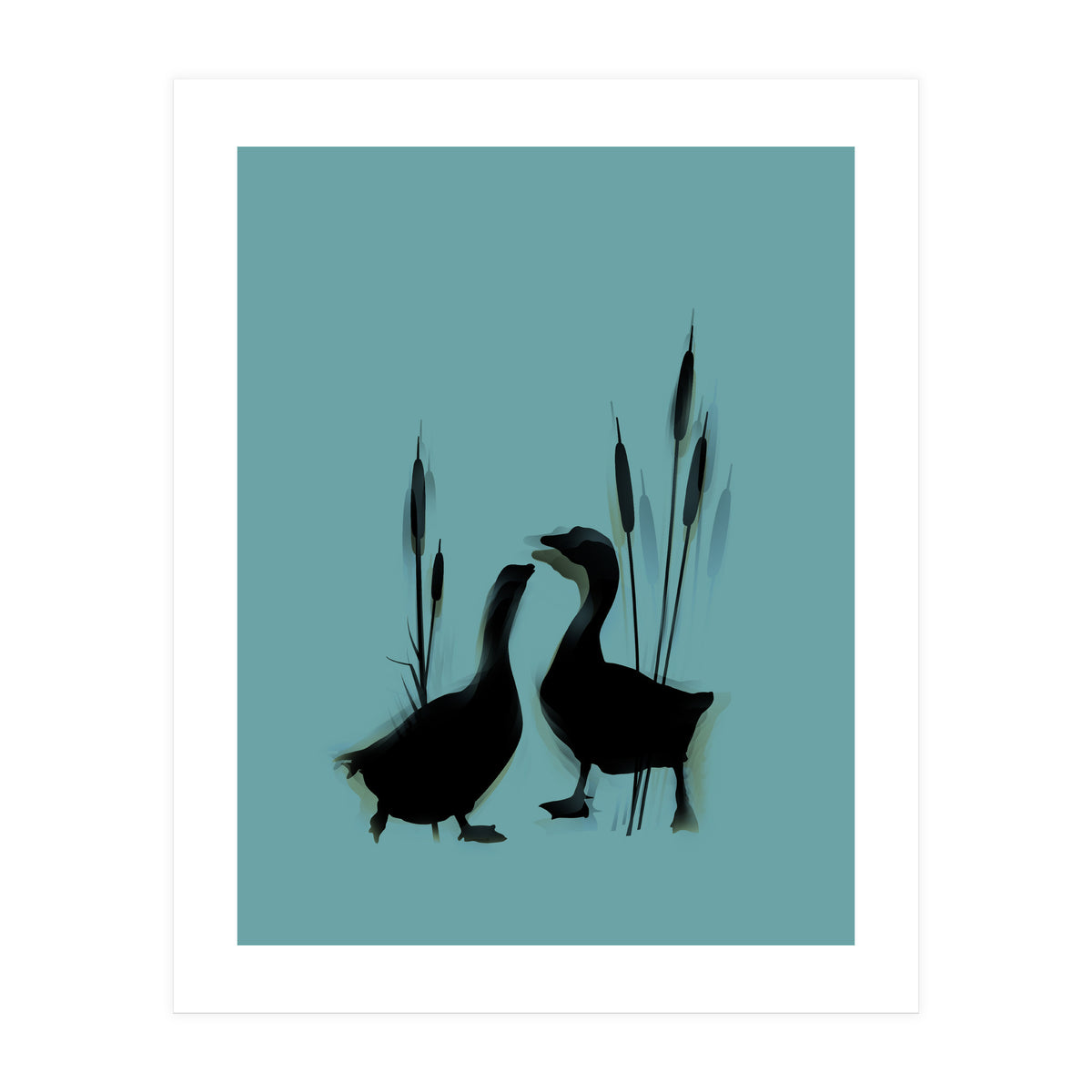 Geese lovers (Print Only)