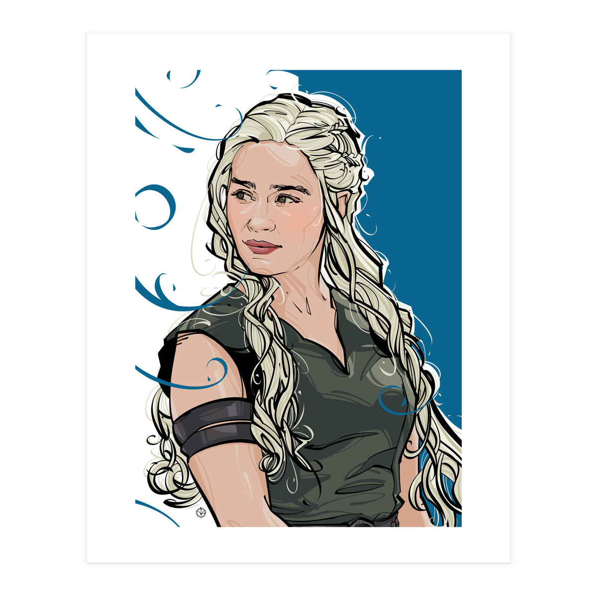 Daenerys Targaryen Game Of Thrones (Print Only)
