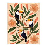 Toucans in the Hibiscus (Print Only) thumbnail