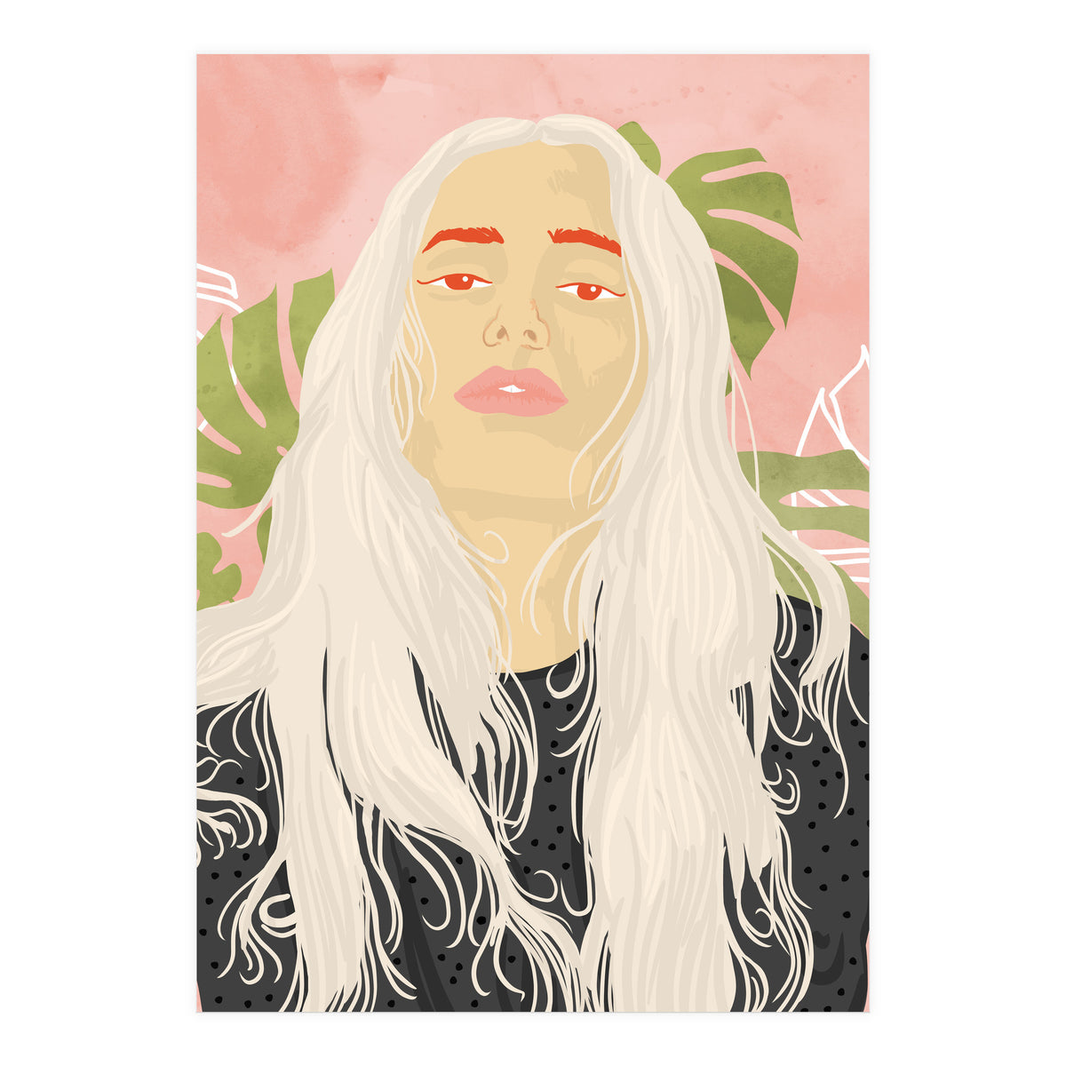 Tropical Fashionista (Print Only)