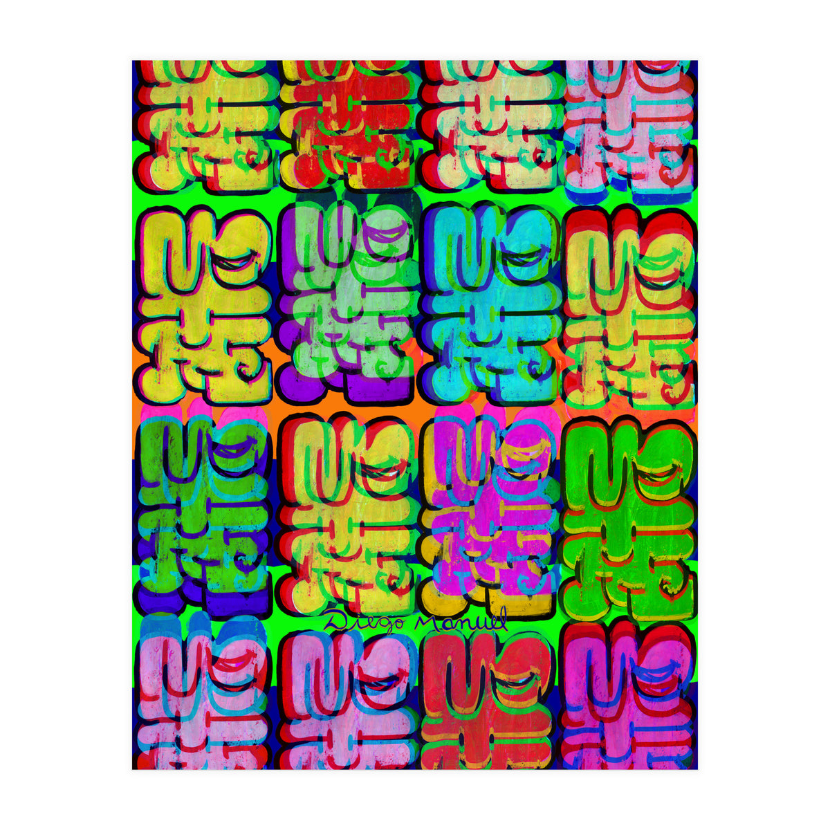 Graffitis 2021 Tapiz 120 (Print Only)