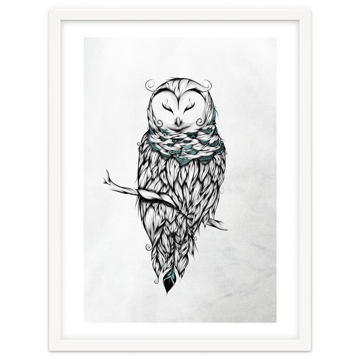 Poetic Snow Owl