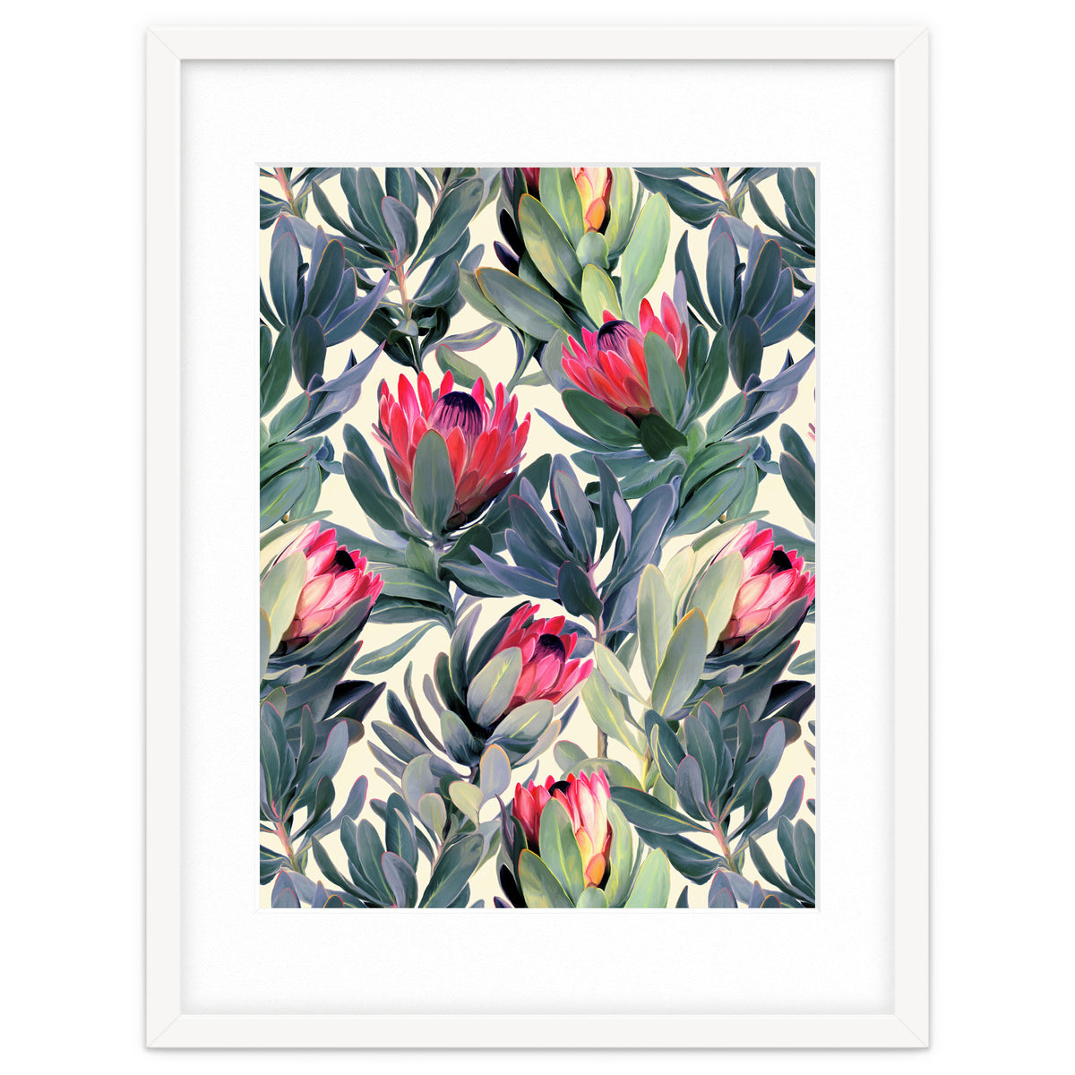 Painted Protea Pattern